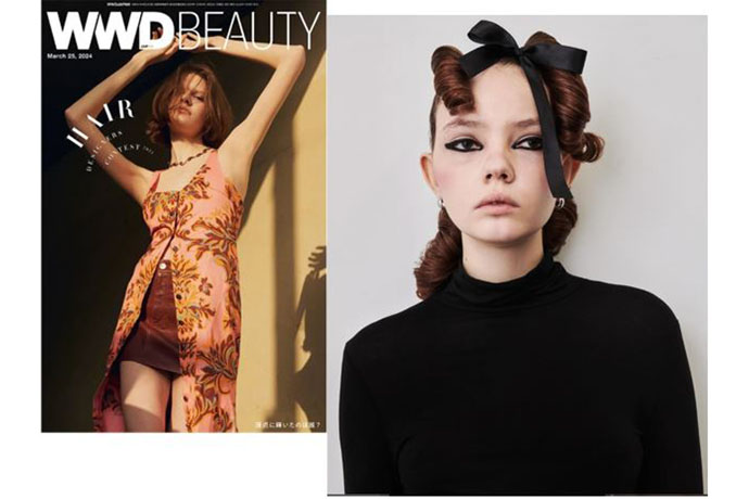 Nozomi Onda wins the runner-up prize in the 7th WWD Hair Designers Contest